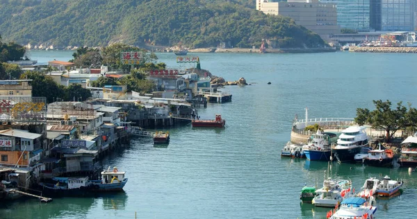 Lei Yue Mun Hong Kong Enero 2020 Pueblo Pesquero Hong — Foto de Stock