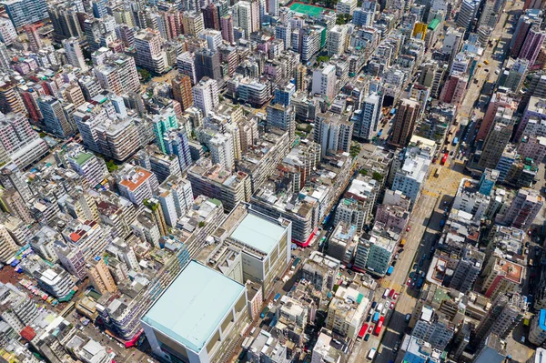 Sham Shui Hong Kong Septiembre 2019 Vista Superior Ciudad Hong — Foto de Stock