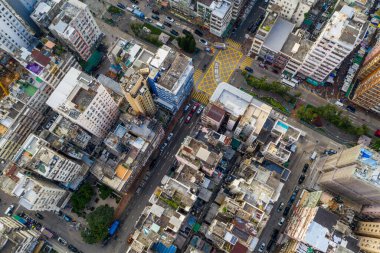 Sham Shui Po, Hong Kong - 09 Ekim 2019: Hong Kong