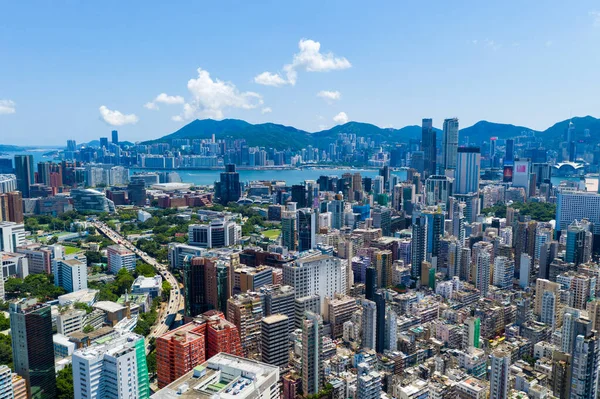 Hong Kong Septiembre 2019 Vista Panorámica Ciudad Hong Kong —  Fotos de Stock