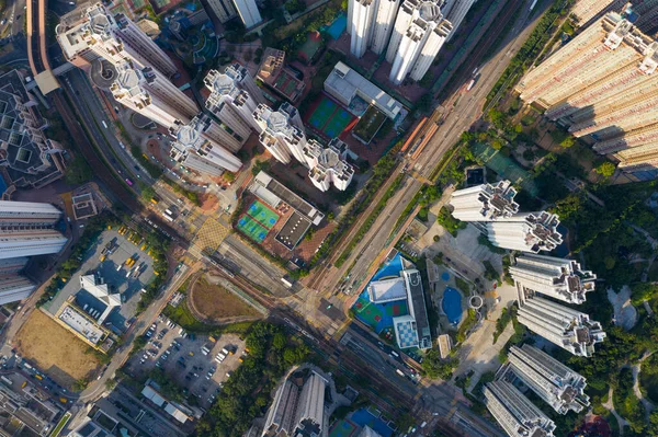 Tin Shui Wai Hong Kong October 2019 Top View Hong — Stock Photo, Image