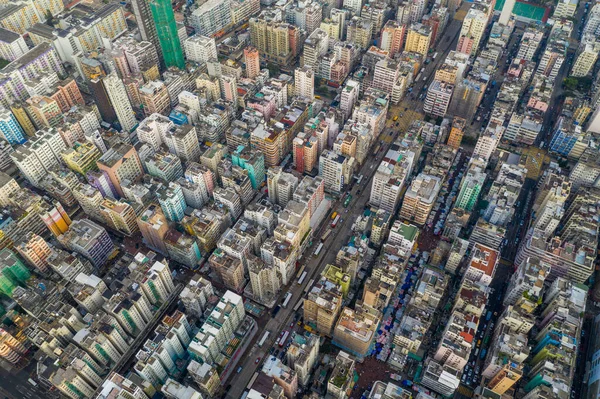 Sham Shui Hong Kong October 2019 Top View Hong Kong — стокове фото