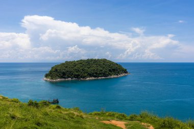 Phuket Tayland 'da açık mavi gökyüzü