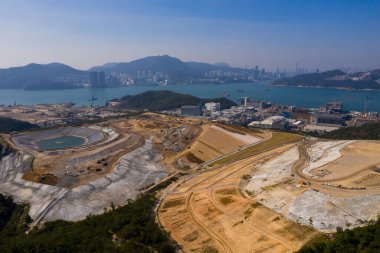 Hong Kong 'daki en iyi arazi manzarası.