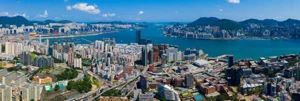 2017 Hong Kong September 2019 Aerial View Hong Kong City — 스톡 사진