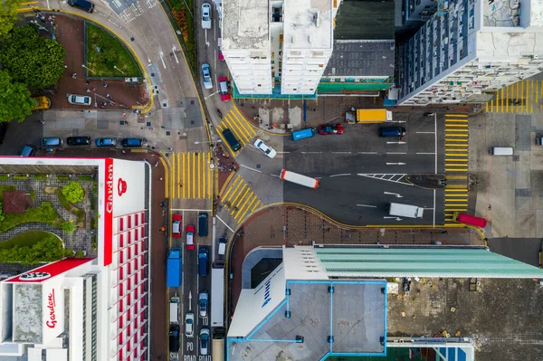 香港深水 2019年10月9日 香港城市概览 — 图库照片