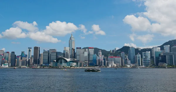 Victoria Harbor Hong Kong Lipca 2019 Port Hongkongu — Zdjęcie stockowe