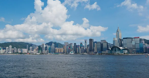 Victoria Harbor Hong Kong Lipca 2019 Hongkong — Zdjęcie stockowe