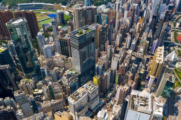 Causeway Bay Hongkong Września 2019 Widok Miasto Hongkong — Zdjęcie stockowe