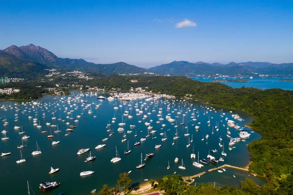 Sai Kung Hongkong November 2019 Ansicht Des Hongkonger Yachtclubs — Stockfoto