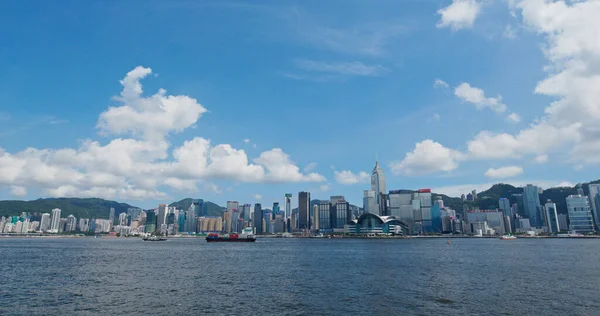 Victoria Harbor Hong Kong Lipca 2019 Hongkong — Zdjęcie stockowe