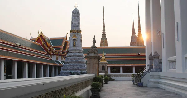 Bangkok Thajsko Března 2020 Sluneční Světlo Nad Velkým Palácem Thajsku — Stock fotografie