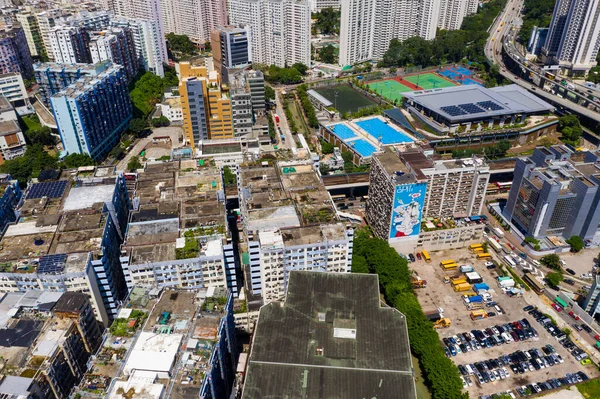 Kwun Tong Hong Kong Eylül 2019 Hong Kong Şehrinin Iyi — Stok fotoğraf