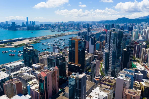 Kwun Tong Hong Kong September 2019 Top View Hong Kong — Stock Photo, Image