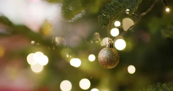 Christmas Tree Decoration Night — Stock Photo, Image