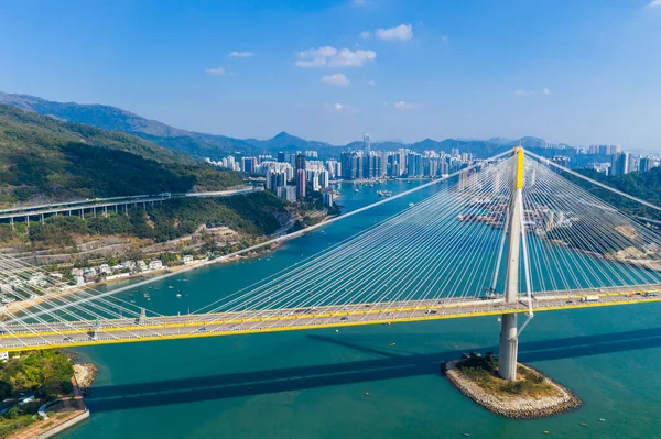 Гонконг Ноября 2019 Мост Тинг Кау Гонконге — стоковое фото