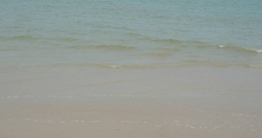 Deniz sahilinde su dalgası