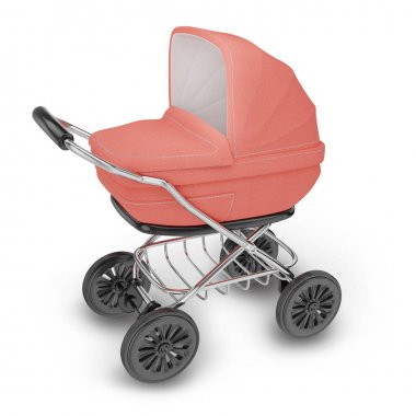 Bebek arabası beyaz 