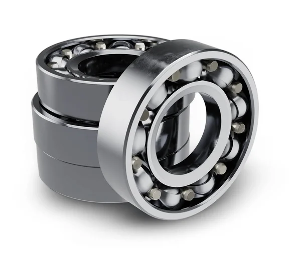 Stacked ball bearings — Stock Photo, Image