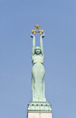 Riga. Özgürlük Anıtı. parça.