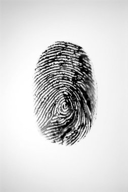 biometric black fingerprint clipart