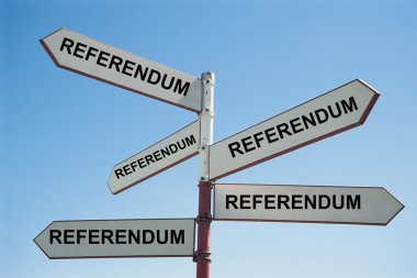 Referandum metinle oturum sonrası 