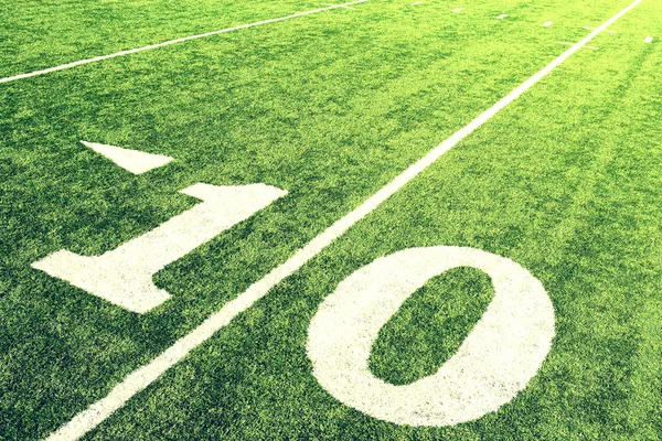 Ten Yard Line — Stock Photo, Image