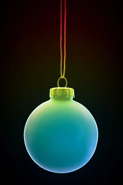 Bola de Navidad verde — Foto de Stock