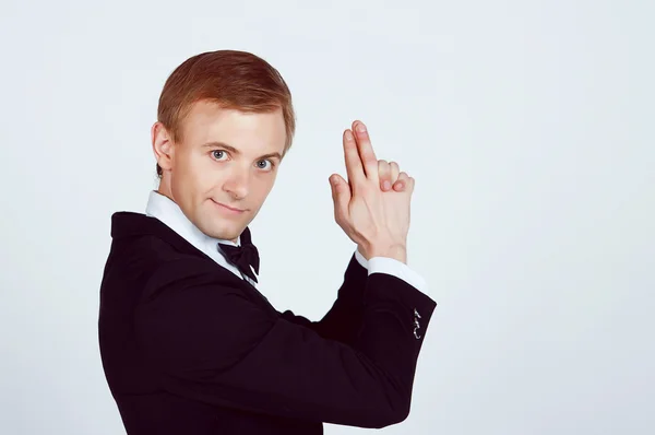 Handsome Groom joking — Stock Photo, Image