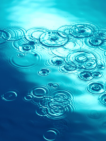 Ripples on water surface 