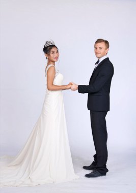 Güzel gelin ve damat