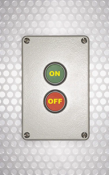 On and Off Switch buttons — Stock Photo, Image