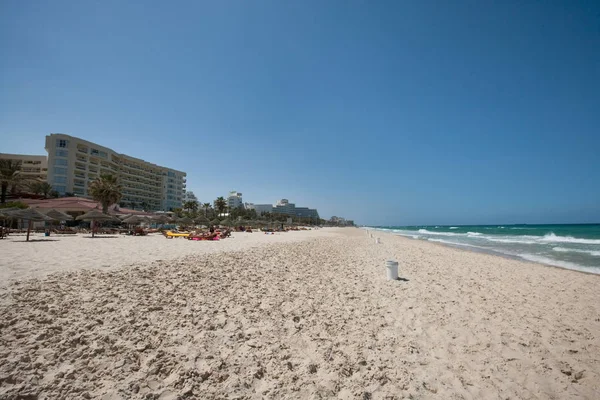 Vista de la playa en Túnez — Foto de Stock