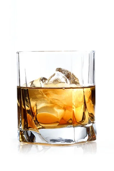 Studená whisky ve skle — Stock fotografie