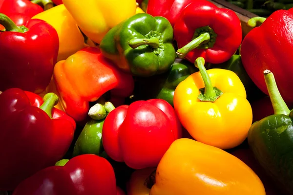 Ripe bell peppers — Stock Photo, Image