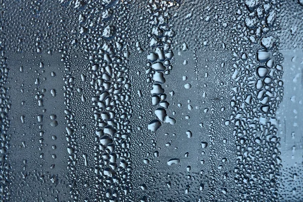 Gotas de agua en ventana — Foto de Stock