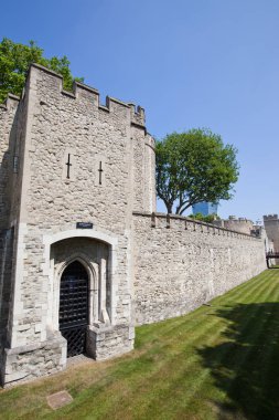 Londra mavi gökyüzü karşı
