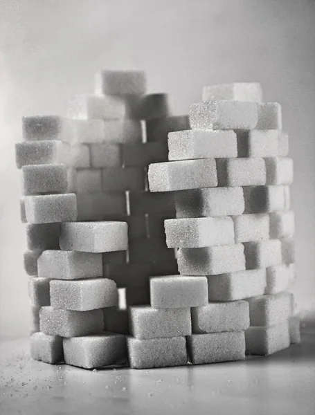 Süßer Klumpen Zucker — Stockfoto