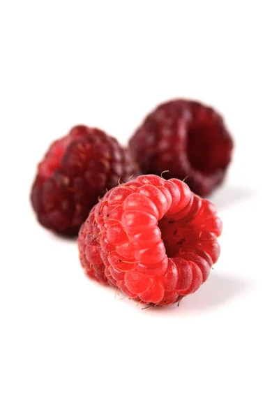 Fresh red raspberries — Stock Photo, Image