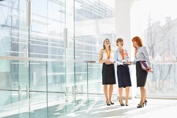 Happy businesswomen in office — Stock Photo, Image