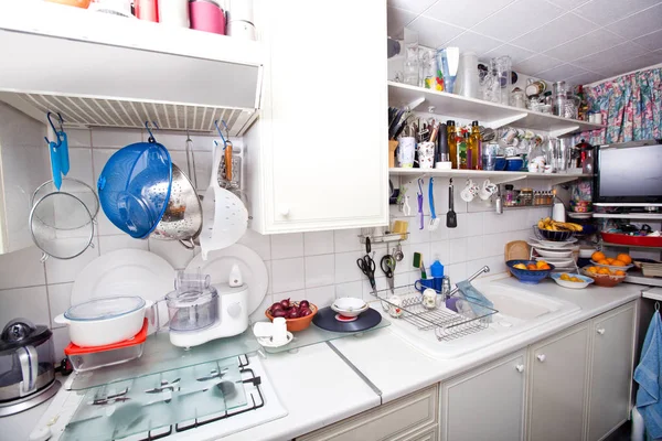 Interior of domestic kitchen — Stock Photo, Image