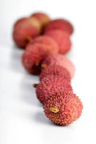 Verse rijpe litchis — Stockfoto