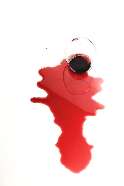 Red wine stain — Stock Photo, Image