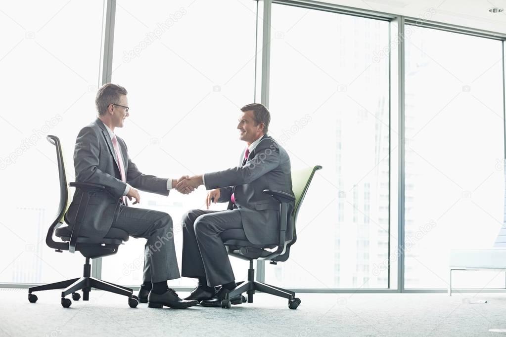 businessmen shaking hands 