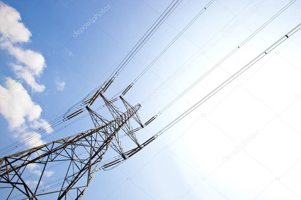 Electricity Pylon against sky