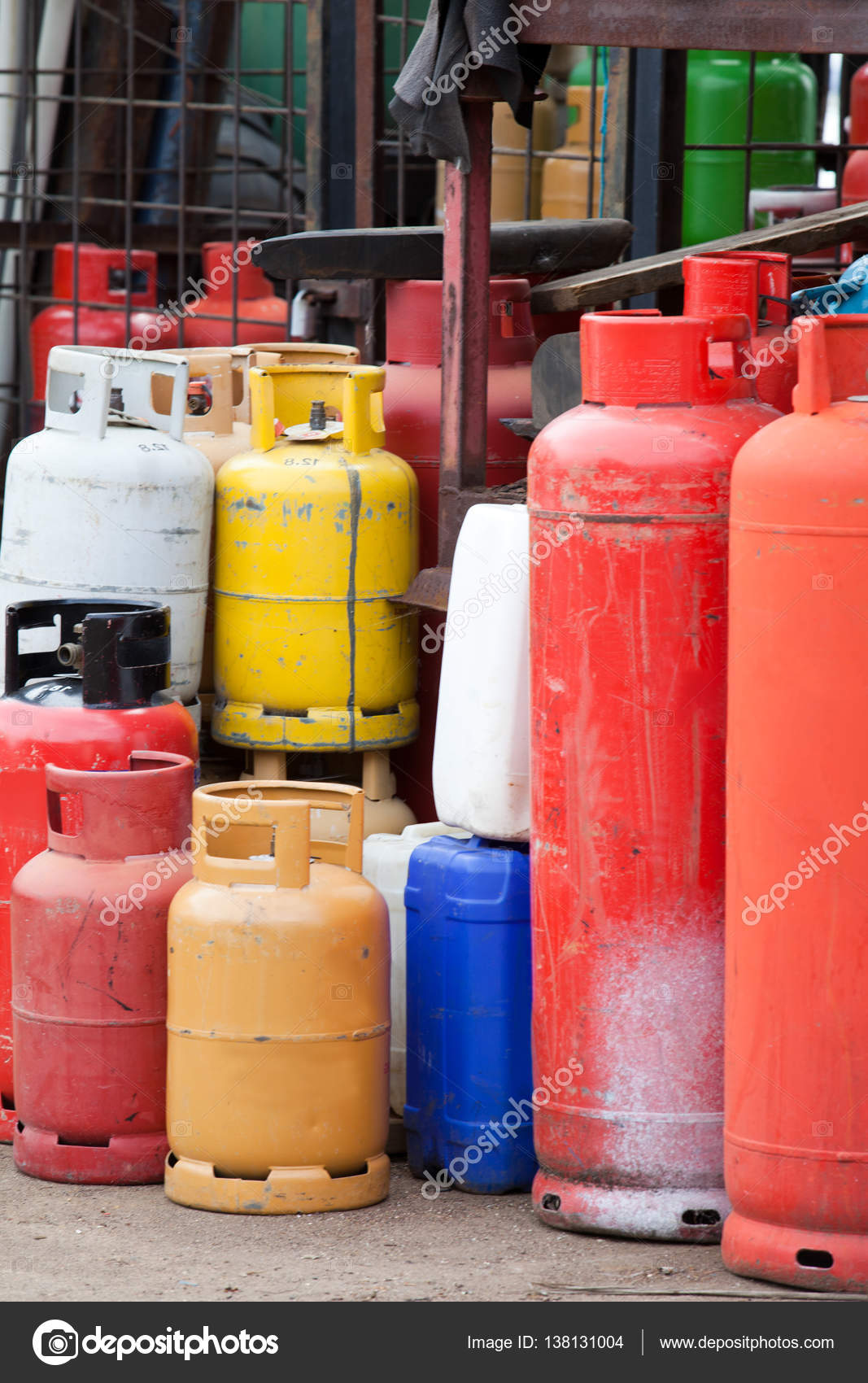 Gas canisters on street Stock Photo by ©londondeposit 138131004
