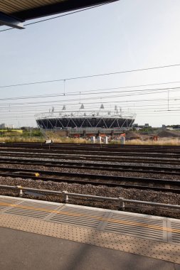 Tren Garı tren raylara