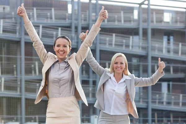 Excited young businesswomen — Stock Photo, Image