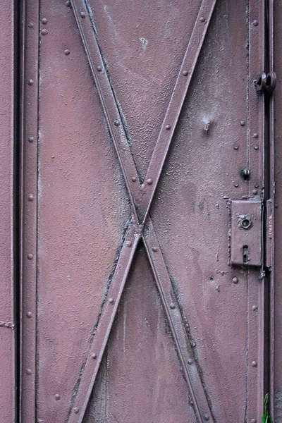Metal porta fundo — Fotografia de Stock
