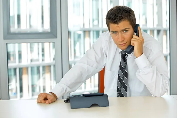 Young confident caucasian businessman — Stock Photo, Image